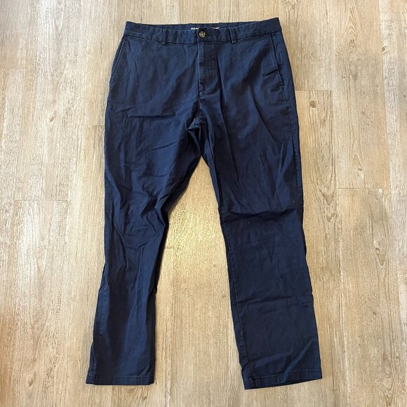 Mens Old Navy Navy Blue Straight Pants - 36x32 - Picture 1 of 7